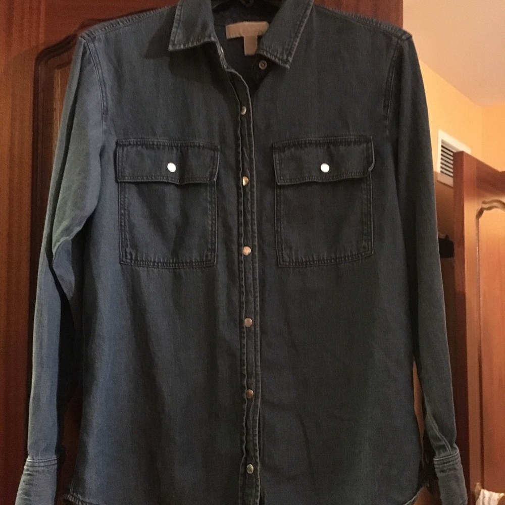 Denim Michael Kors top